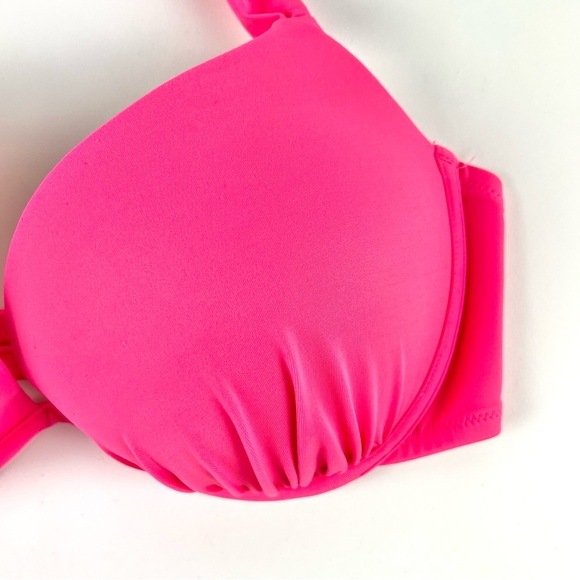 Victoria’s Secret Hot Pink Gorgeous Push-Up Top & Cheeky Bottom Bikini - Picture 9 of 11